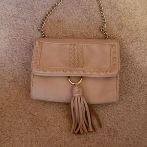 Tan crossbody bag
